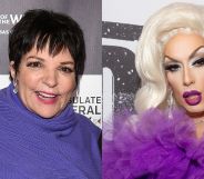 Liza Minelli in 2015 (left) and Alaska in 2022.