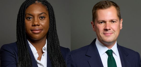 Conservative Party leadership hopefuls Kemi Badenoch (left) and Robert Jenrick (right)