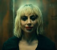 lady Gaga SMILES AS HARLEY QUINN in Joker: Folie à Deux