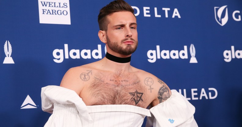 NEW YORK, NY - MAY 05: Nico Tortorella attends the 29th Annual GLAAD Media Awards at Mercury Ballroom at the New York Hilton on May 5, 2018 in New York City. (Photo by Rob Kim/WireImage)