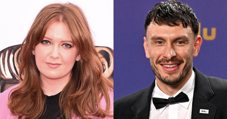 Alice Oseman attends the 2023 BAFTA Television Awards and Richard Gadd at the 76th Emmy Awards