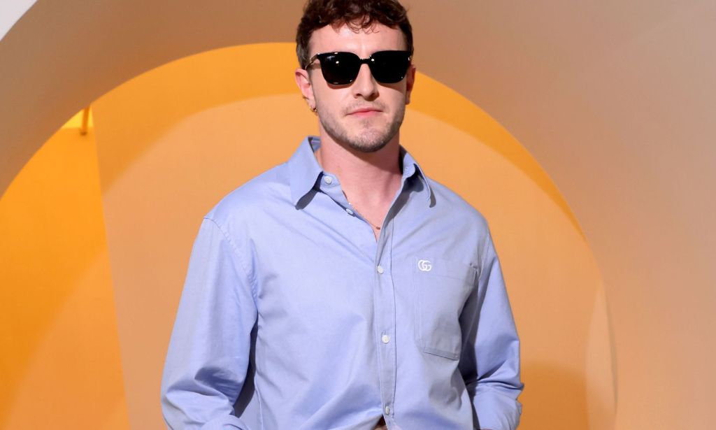 Paul Mescal attends the Gucci Men's Spring Summer 2025 Fashion Show in Milan.