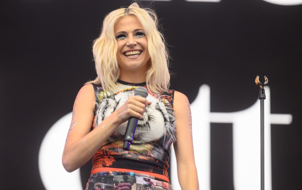 PRESTON, ENGLAND - SEPTEMBER 7: (EDITORIAL USE ONLY) Pixie Lott performs during Radio 2 Live in the Park at Moor Park on September 7, 2024 in Preston, England. (Photo by Katja Ogrin/Redferns)