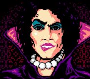 A screenshot from the Rocky Horror video game.