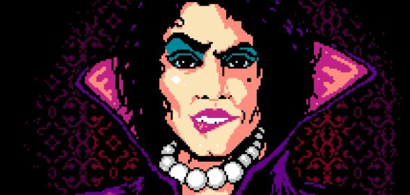 A screenshot from the Rocky Horror video game.