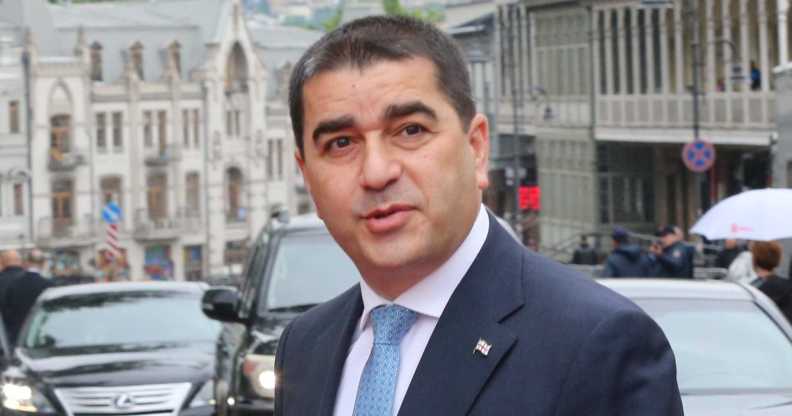 Speaker of the Georgian Parliament, Shalva Papuashvili.