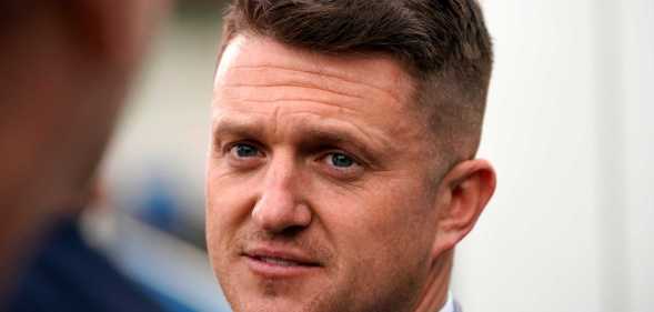 British far-right activist and pundit, Tommy Robinson.