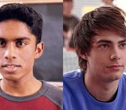 Split photo of Mean Girls' Kevin G (Rajiv Surendra) and Aaron Samuels (Jonathan Bennett).