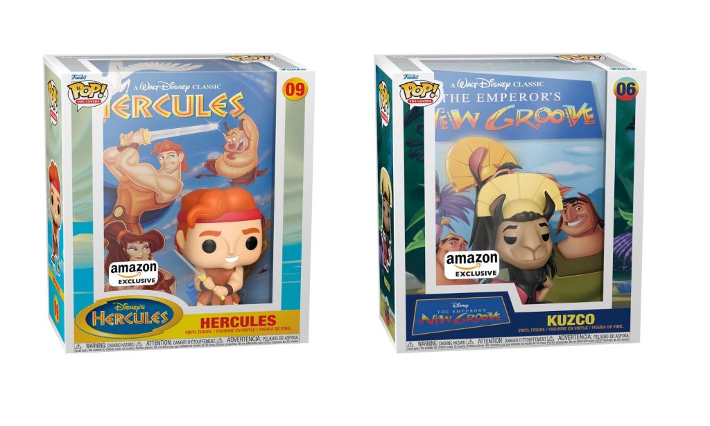 The Funko Pop! figures of Hercules and The Emperor's New Groove are in the sale.