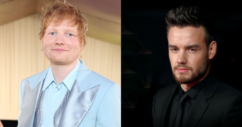 Ed Sheeran (left) and Liam Payne (right)