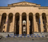 A picture of Georgian parliament.