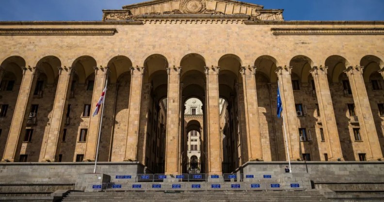 A picture of Georgian parliament.