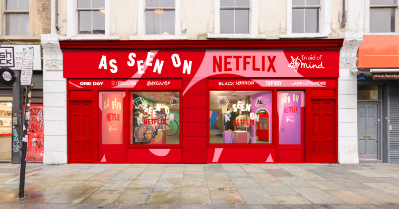 Netflix pop-up shop in collaboration with Mind