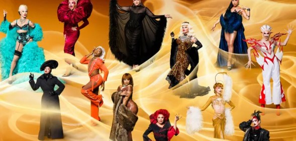 The cast of RuPaul's Drag Race UK season six.