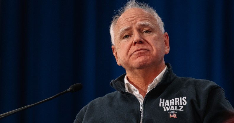 Tim Walz defends trans people from Republican attacks