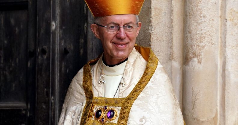 Justin Welby, pictured.