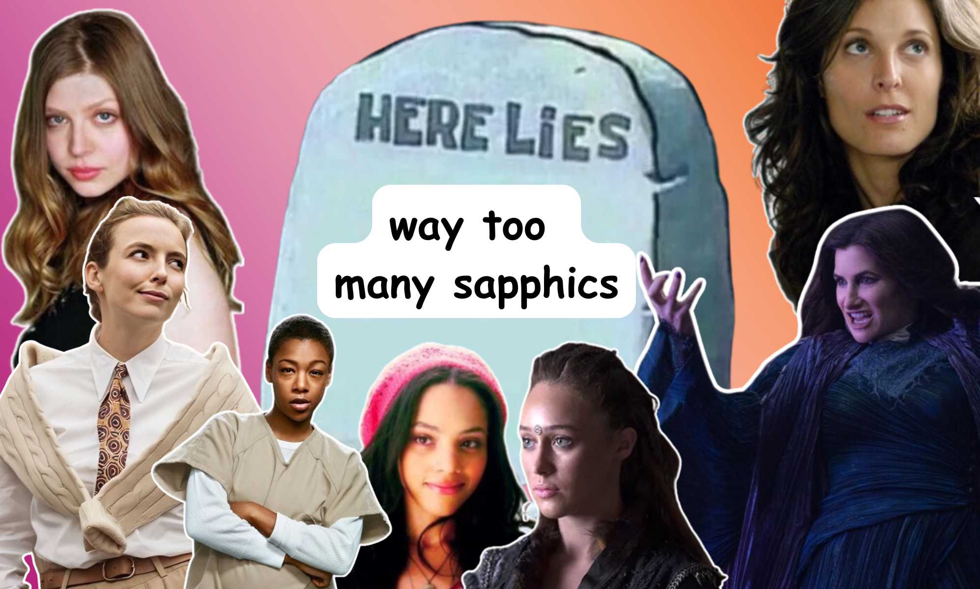 Sapphics are paying tribute to the lesbian and bi characters we lost