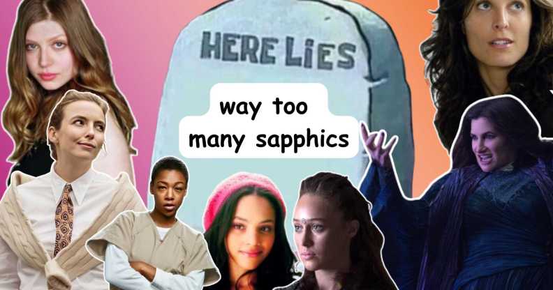 Various sapphic characters from TV