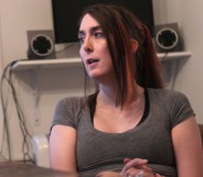 ARLINGTON, MA - OCTOBER 21: Brianna Wu, software engineer and the found of Giant Spacekat, which makes games with female protagonists. Wu is one of three woman targeted for abuse and death threats by the gaming community after posting online about the misogony in the gaming industry. (Photo by Joanne Rathe/The Boston Globe via Getty Images)