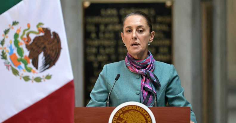 Mexican president Claudia Sheinbaum