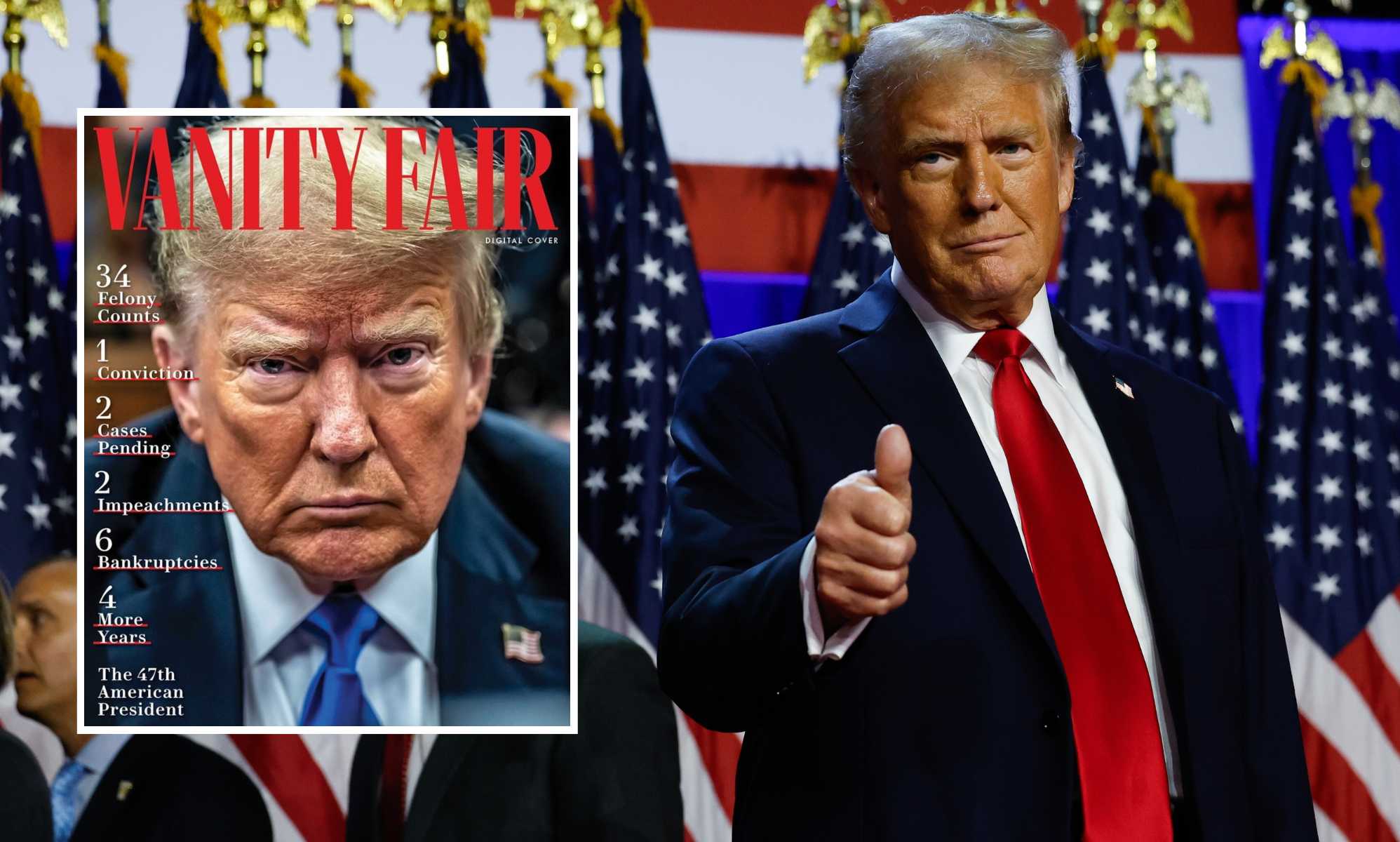 Vanity Fair's scathing Trump cover goes viral after election win