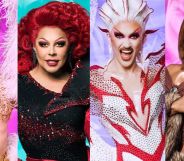 Left-right: Drag Race UK season 6 finalists Marmalade, La Voix, Kyran Thrax and Rileasa Slaves