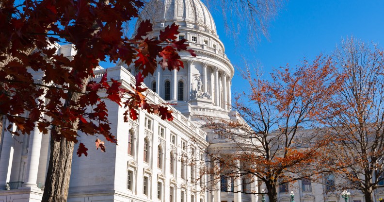 Wisconsin State Capitol Building.