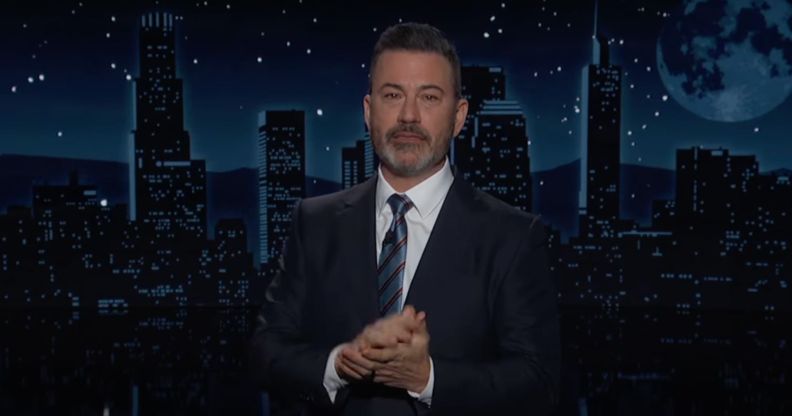 Jimmy Kimmel talking about Donald Trump on Jimmy Kimmel live.