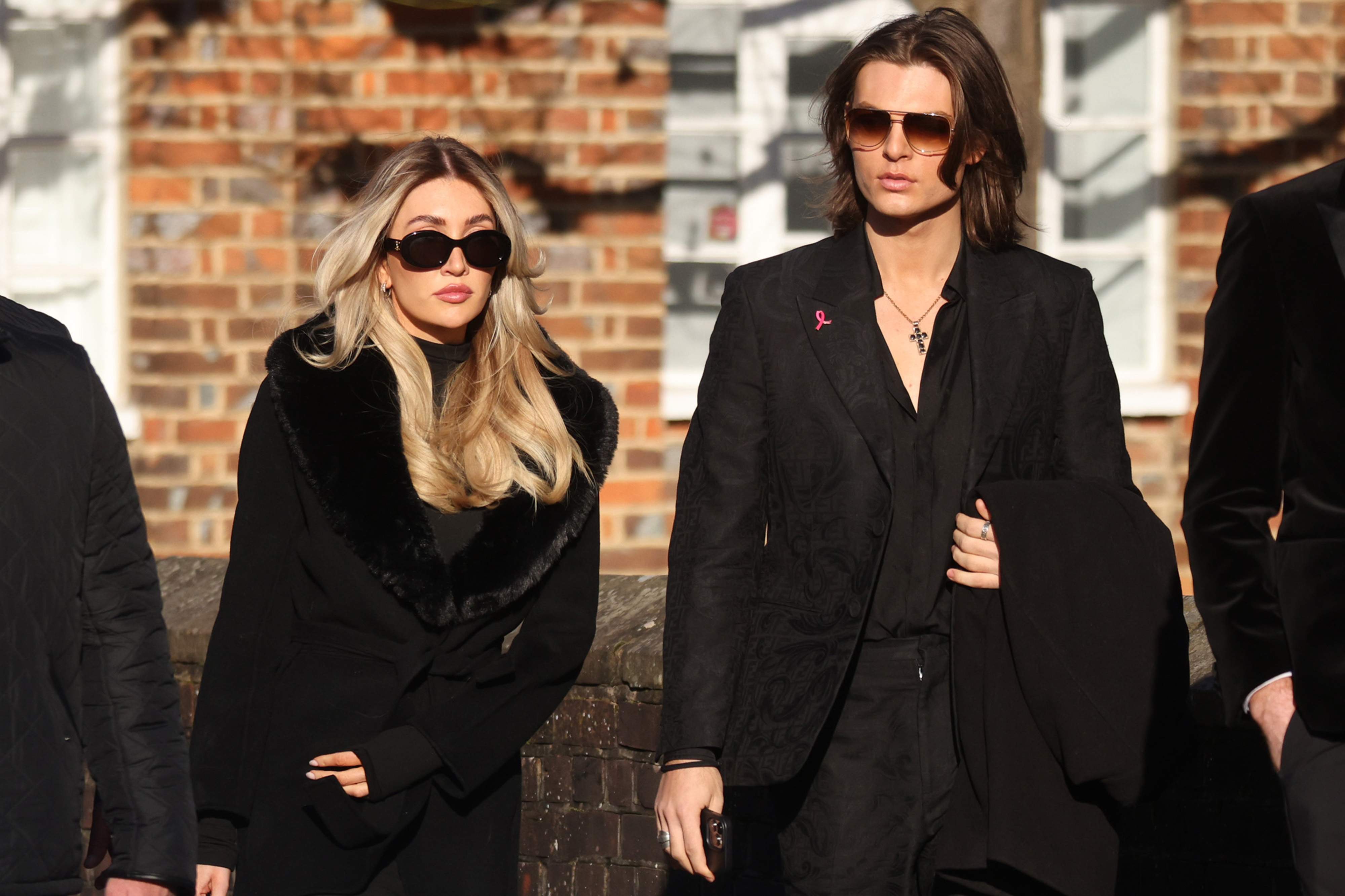 Damian Hurley attends Liam Payne’s funeral with singer’s partner