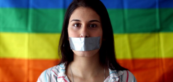 LGBT woman censored not able to speak