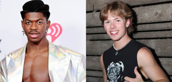 Lil Nas X in 2021 (left) and Cody Jon in 2023 (right)