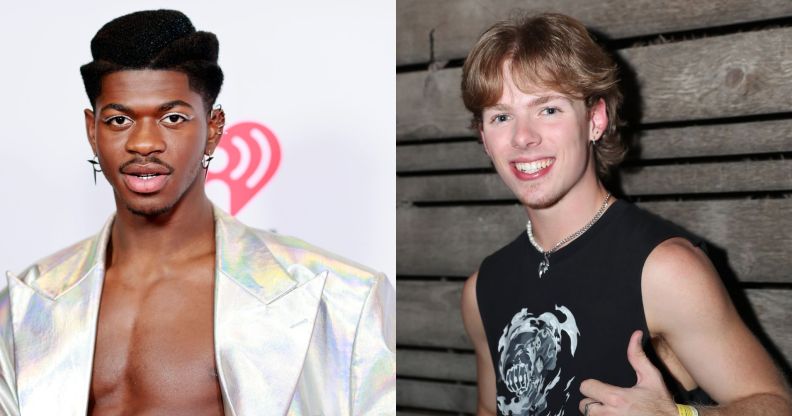 Lil Nas X in 2021 (left) and Cody Jon in 2023 (right)