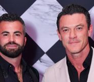 Fran Tomas and Luke Evans together