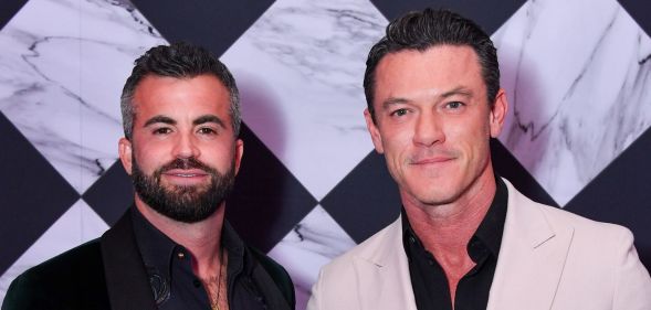 Fran Tomas and Luke Evans together