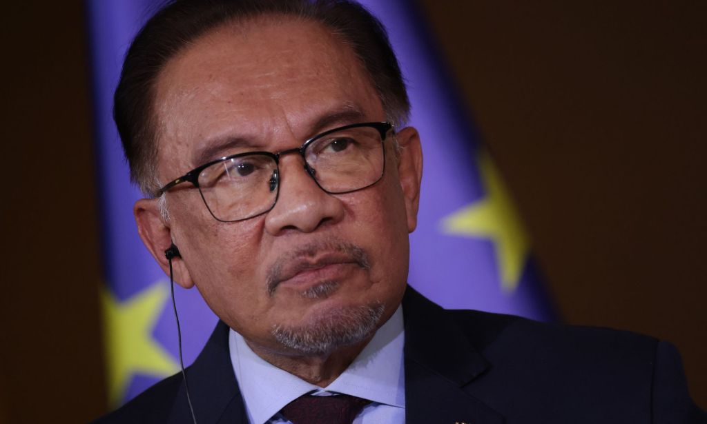 Malaysian prime minister Anwar Ibrahim.