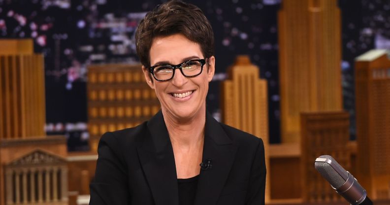 Political commentator and news host Rachel Maddow