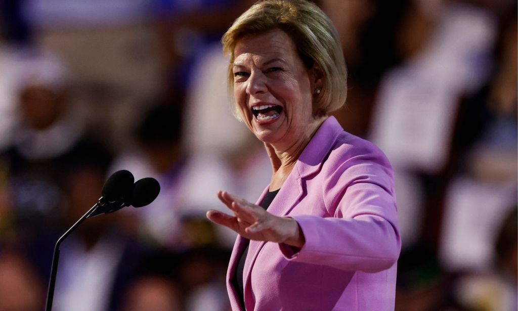 Tammy Baldwin, pictured at an event.