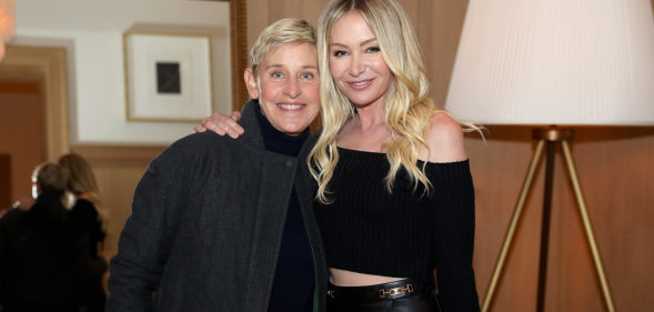 Ellen DeGeneres and Portia de Rossi.