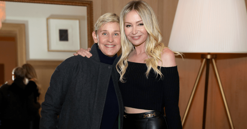 Ellen DeGeneres and Portia de Rossi.