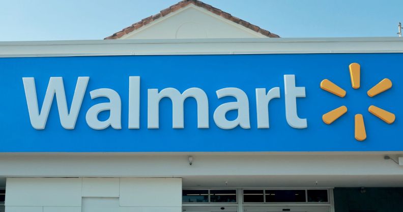 Stock image of a Walmart store