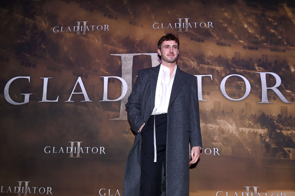 Paul Mescal at the Gladiator II premiere