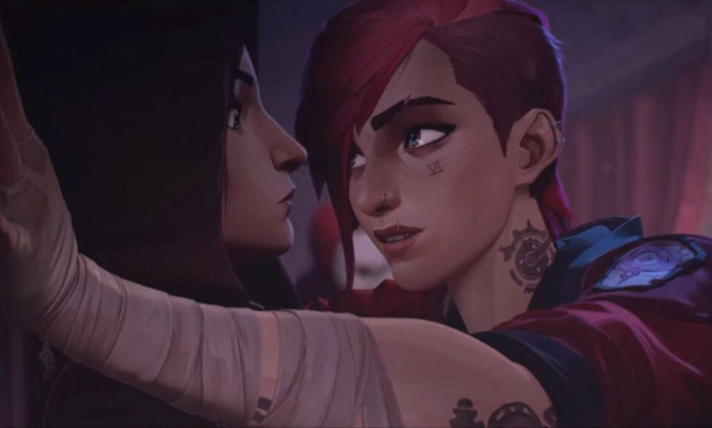 Vi and Caitlyn in Arcane. 