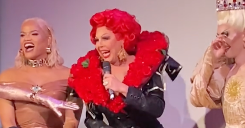 La Voix at the Drag Race UK season six finale party