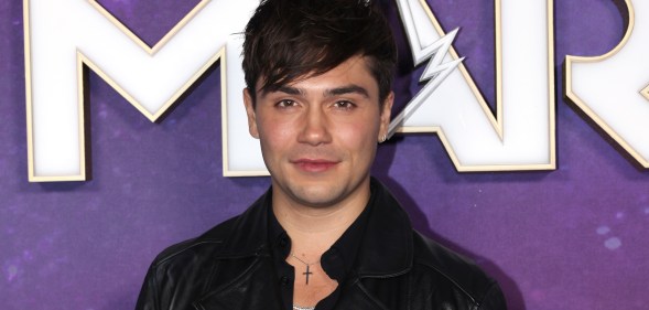 LONDON, ENGLAND - NOVEMBER 08: George Shelley attends the UK Special Screening of Marvel Studios', 'The Marvels' at Cineworld Leicester Square on November 08, 2023 in London, England. (Photo by Tim P. Whitby/Getty Images for Disney)