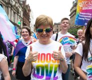 Nicola Sturgeon at Pride