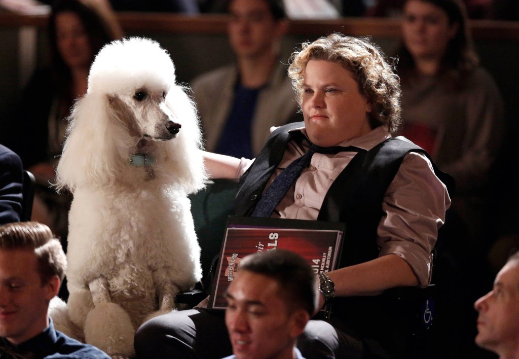 Guest star Fortune Feimster judges the competition at sectionals in the "We Built This Glee Club" episode of GLEE