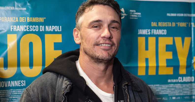 James Franco attends the "Hey Joe" photocall at Cinema Metropolitan on December 03, 2024 in Naples, Italy. (Photo by Ivan Romano/Getty Images)