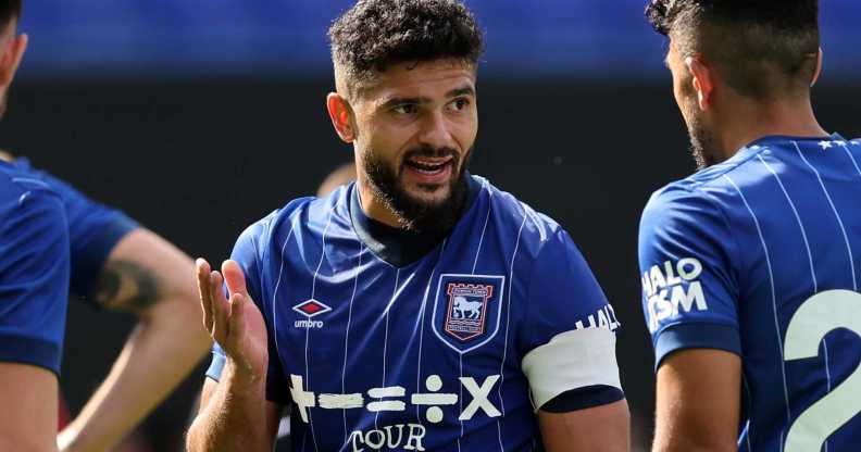 Captain Sam Morsy of Ipswich Town.