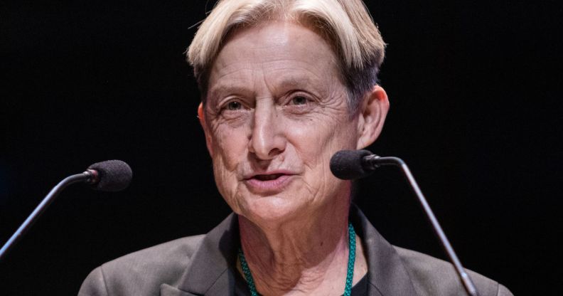 Judith Butler, pictured.