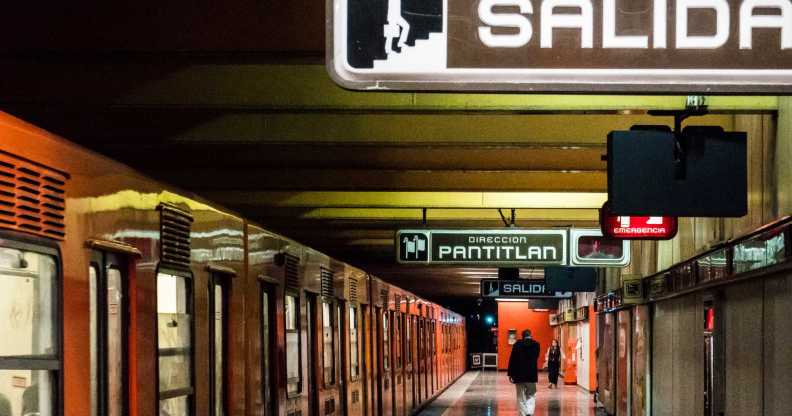 The Metro Underground Transport System Mexico City.